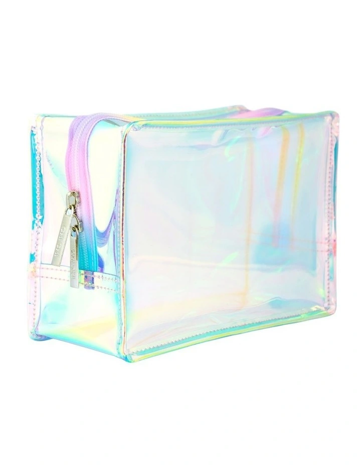 Hologram Beauty Bag Medium in Multi image 1