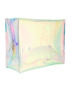 Hologram Beauty Bag Large in Multi