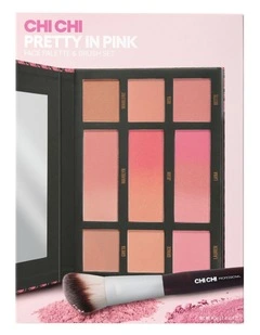 Pretty in Pink face palette & brush set
