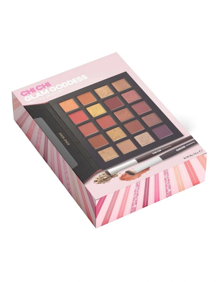 Glam Goddess Palette And Eye Shadow Brushes Set image 4