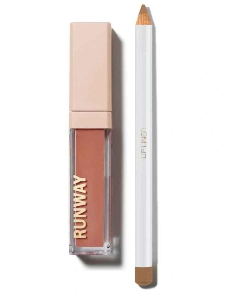 Runway Room Cosmetics Lulu Lip Kit - Toffee Dream Lip Liner Toffee Cream Lip Gloss image 2