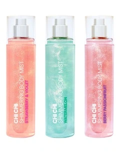 Shimmering Eau De Toilette Body Mist Trio