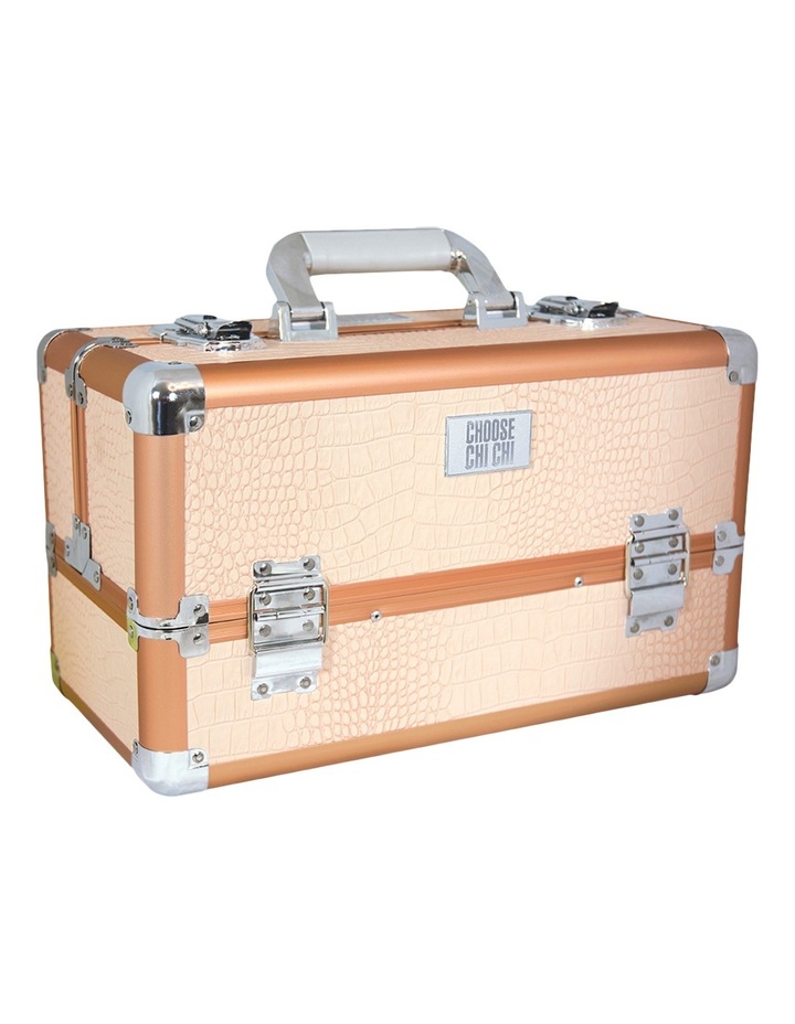 Chi Chi Chi Chi Large Beauty Case Nude Croc