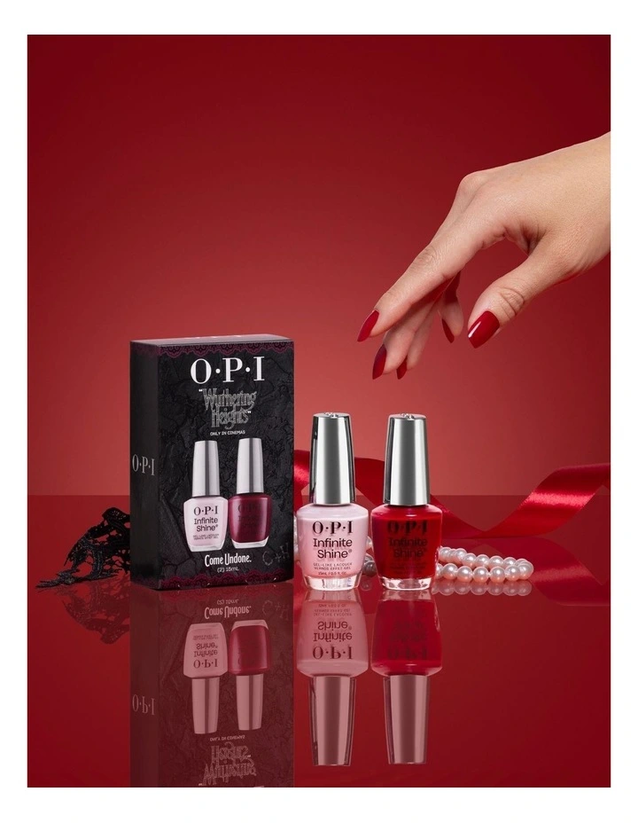 OPI x "WUTHERING HEIGHTS" Infinite Shine Pinks Duo Pack image 4