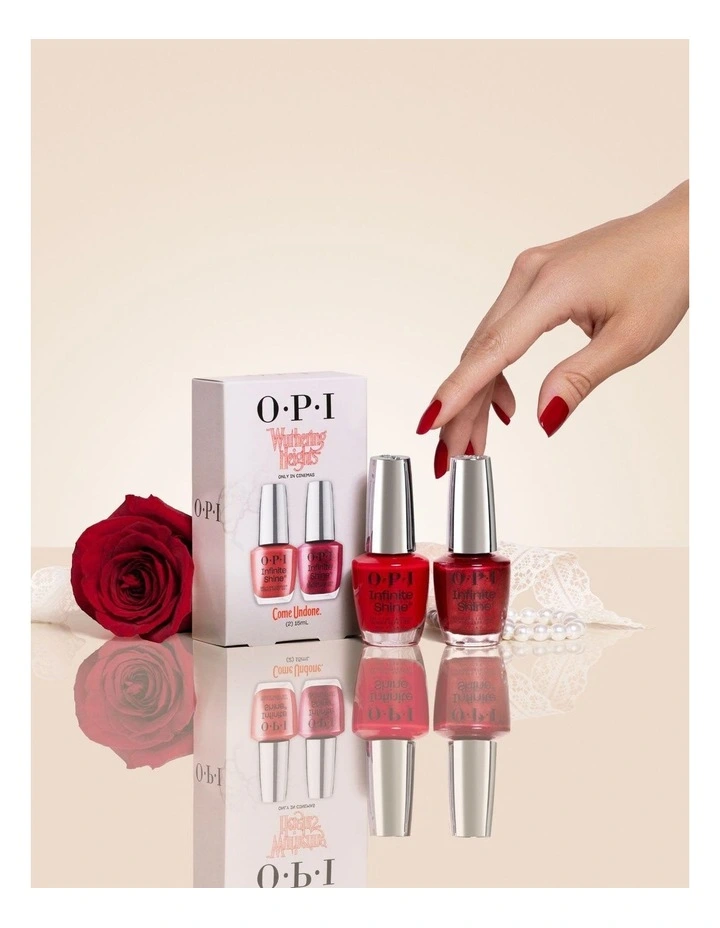 OPI x "WUTHERING HEIGHTS" Infinite Shine Reds Duo Pack image 4