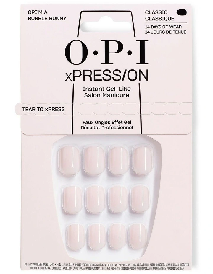 xPRESS/ON OPI'm a Bubble Bunny image 1