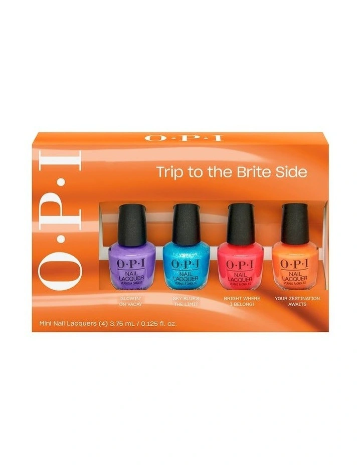 Trip To The Bright Side Nail Lacquer 4pc Mini Pack 4x3.75mL image 2