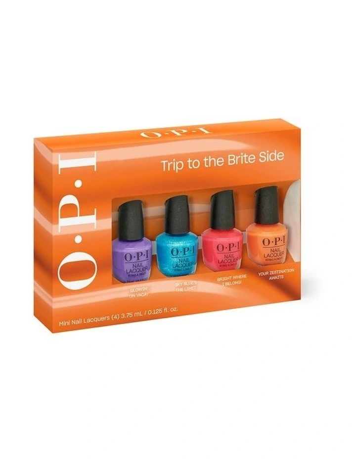 Trip To The Bright Side Nail Lacquer 4pc Mini Pack 4x3.75mL image 3