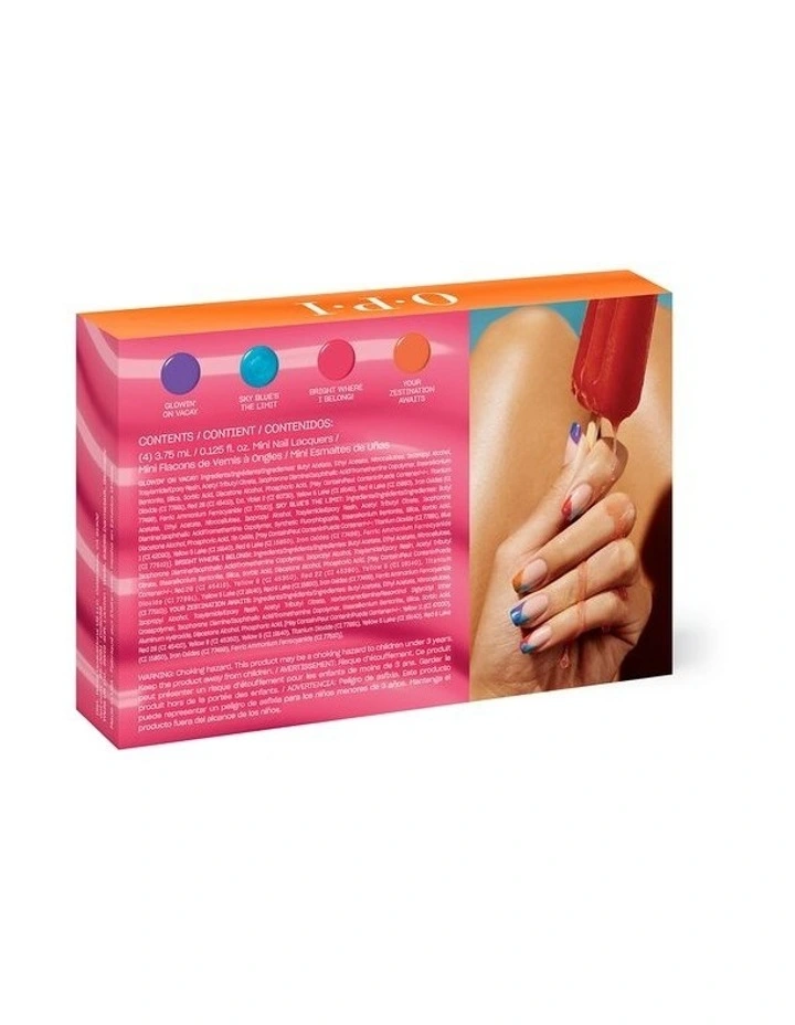 Trip To The Bright Side Nail Lacquer 4pc Mini Pack 4x3.75mL image 4