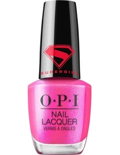 OPI x Supergirl Nail Lacquer Power up Pink 15mL