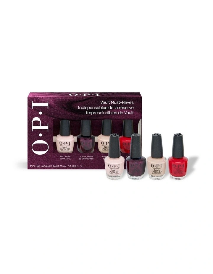 OPI's Most Requested Collection Nail Lacquer 4PC Mini Pack 4x3.75ml image 1