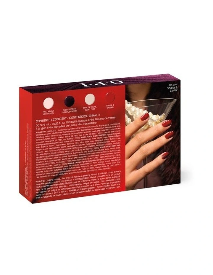 OPI's Most Requested Collection Nail Lacquer 4PC Mini Pack 4x3.75ml image 3