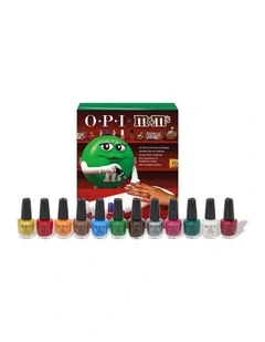 OPI x M&M's Collection Mini Nail Lacquer 12PC Advent Calendar 12x3.75ml