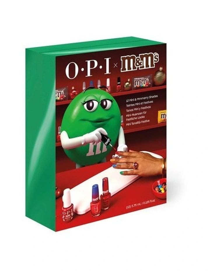 OPI x M&M's Collection Mini Nail Lacquer 12PC Advent Calendar 12x3.75ml image 5