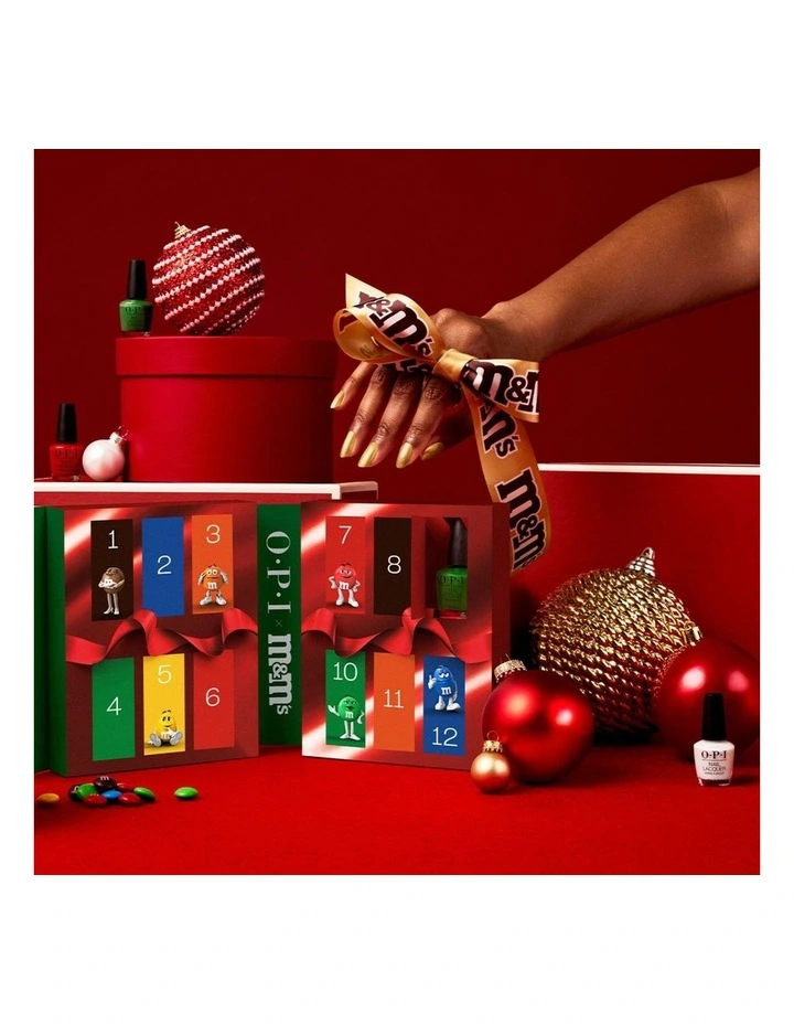 OPI x M&M's Collection Mini Nail Lacquer 12PC Advent Calendar 12x3.75ml image 7