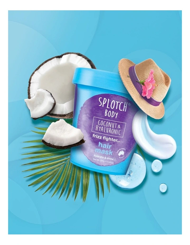 Coconut & Hyaluronic Frizz Fighter Hair Mask 200g image 4