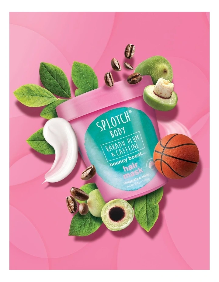 Kakadu Plum & Caffeine Bouncy Boost Hair Mask 200g image 4