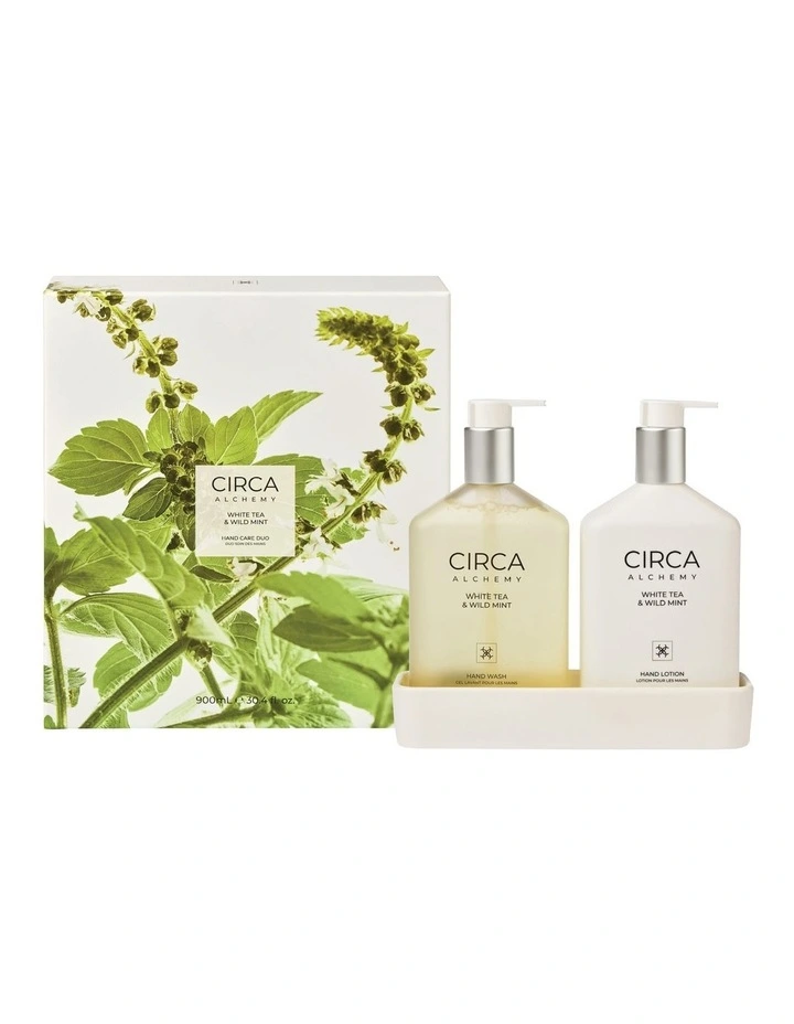 Alchemy Tea And Wild Mint Hand Care Duo 900ml image 1