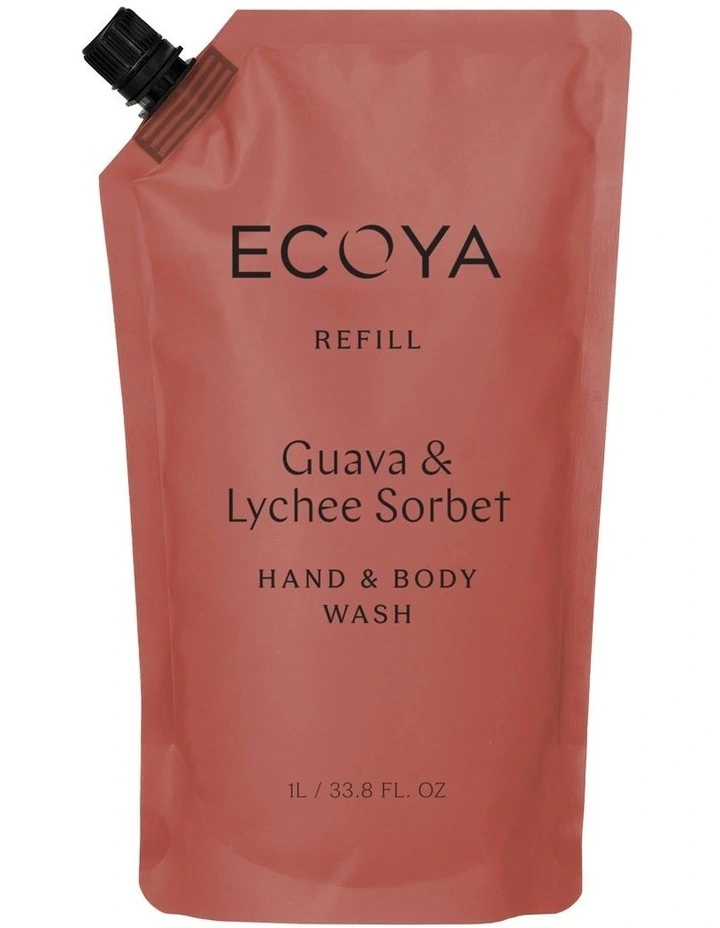 Guava Lychee Sorbet Hand And Body Wash Refill image 1
