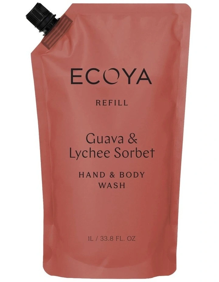Guava Lychee Sorbet Hand And Body Wash Refill image 1