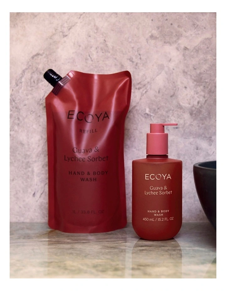 Guava Lychee Sorbet Hand And Body Wash Refill image 2