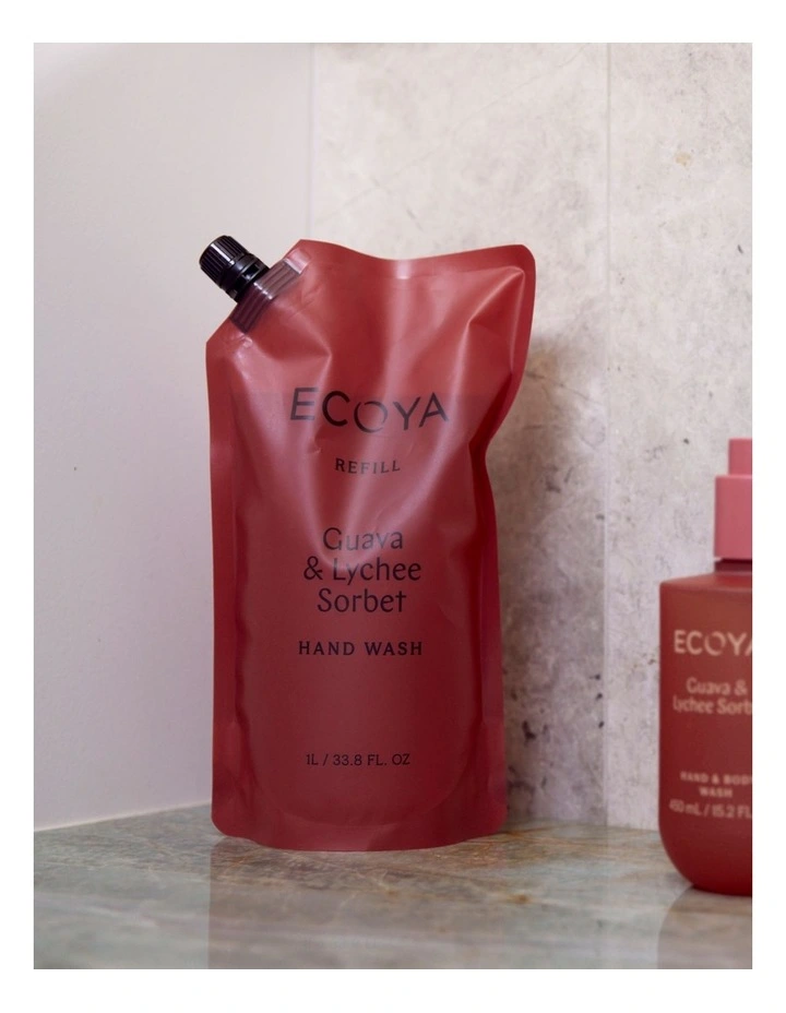 Guava Lychee Sorbet Hand And Body Wash Refill image 4