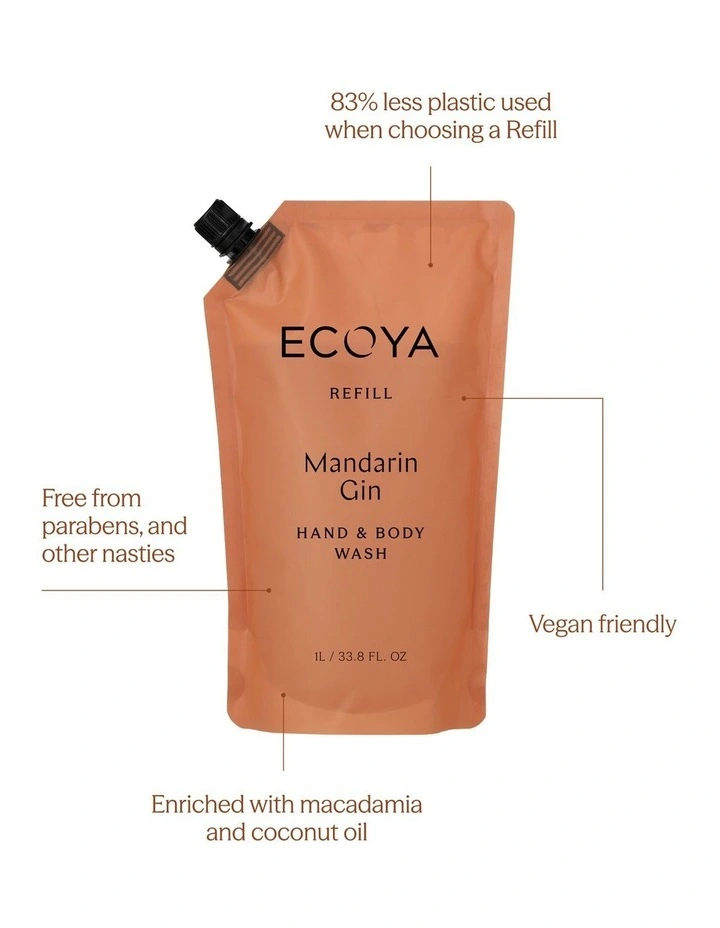 Mandarin Gin Hand And Body Wash Refill image 3