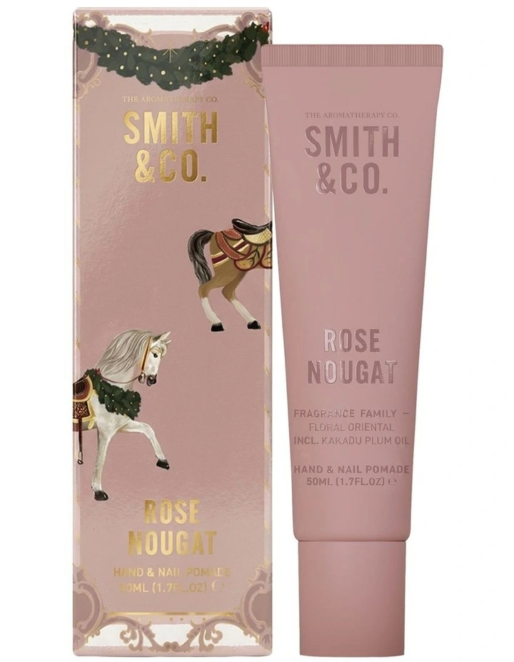 Smith & Co Festive Rose Nougat Hand Cream 50mL image 1