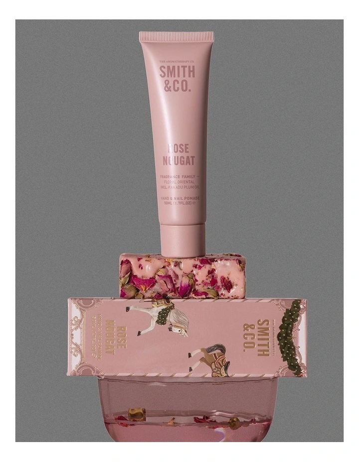 Smith & Co Festive Rose Nougat Hand Cream 50mL image 6