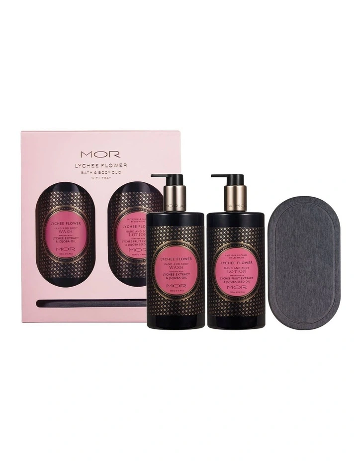 Lychee Flower Hand & Body Duo with Tray image 1