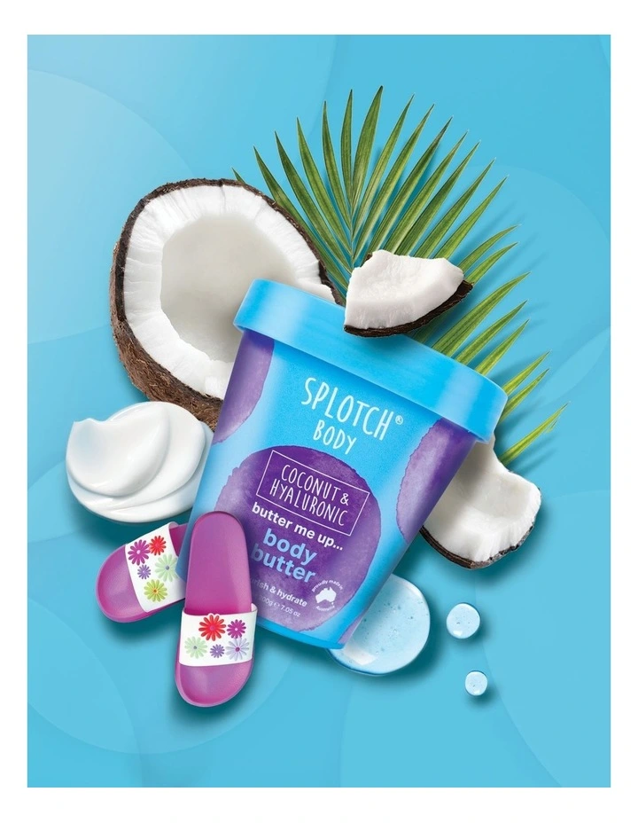 Coconut and Hyaluronic Butter Me Up Body Butter 200g image 4