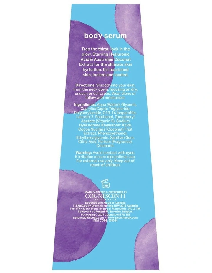Coconut & Hyaluronic Thirst Trap Body Serum 150ml image 2