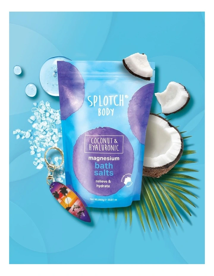 Coconut & Hyaluronic Magnesium Bath Salts 950g image 4
