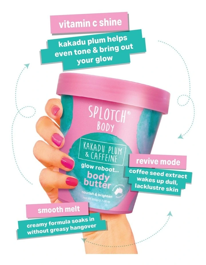 Kakadu Plum And Caffeine Glow Reboot Body Butter 200g image 3