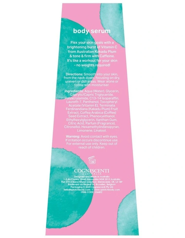 Kakadu Plum And Caffeine The Bodylifter Body Serum 150ml image 2