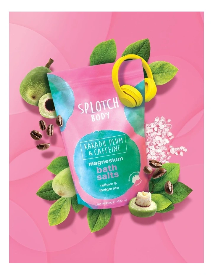 Kakadu Plum And Caffeine Magnesium Bath Salts 950g image 4