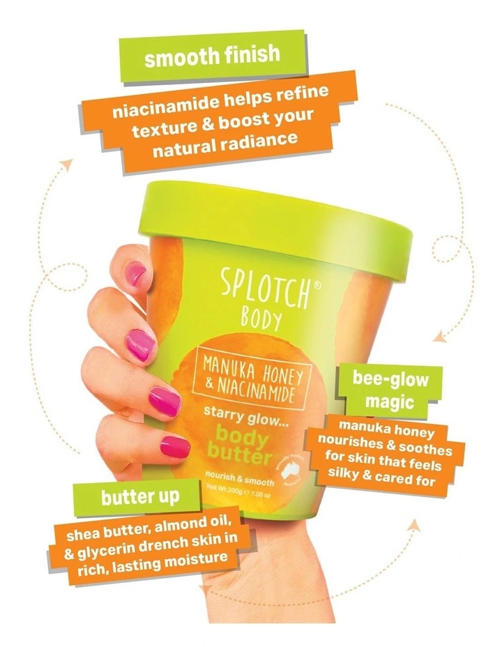 Manuka Honey And Niacinamide Starry Glow Body Butter 200g image 3