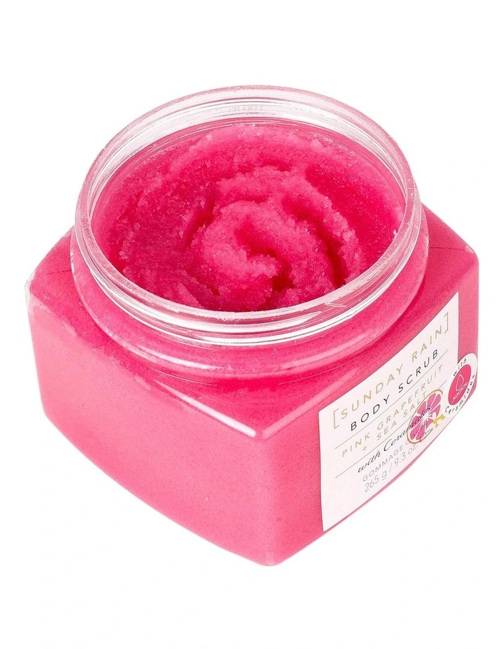 Pink Grapefruit & Sea Salt Body Scrub 265g image 2