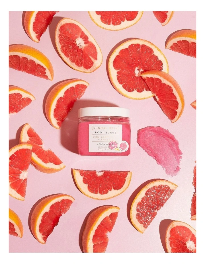 Pink Grapefruit & Sea Salt Body Scrub 265g image 5