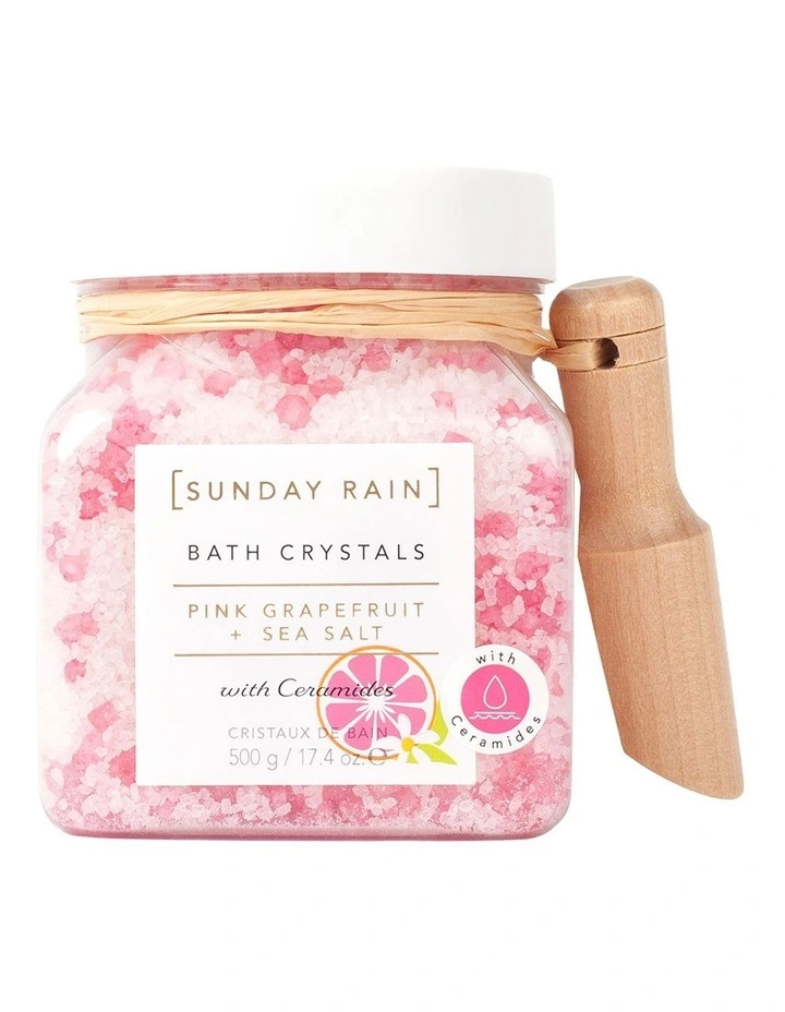 Pink Grapefruit & Sea Salt Bath Crystals 500g image 5