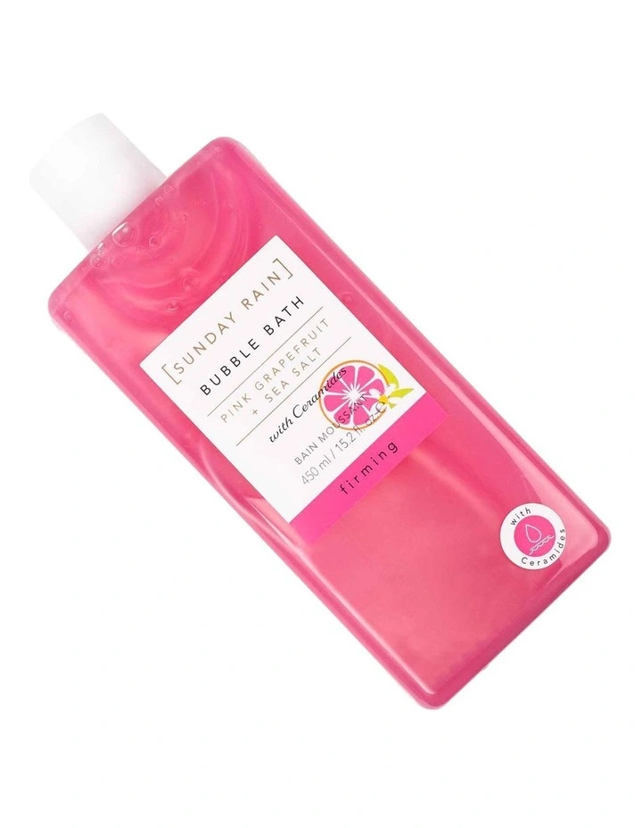Pink Grapefruit & Sea Salt Bubble Bath 450ml image 1