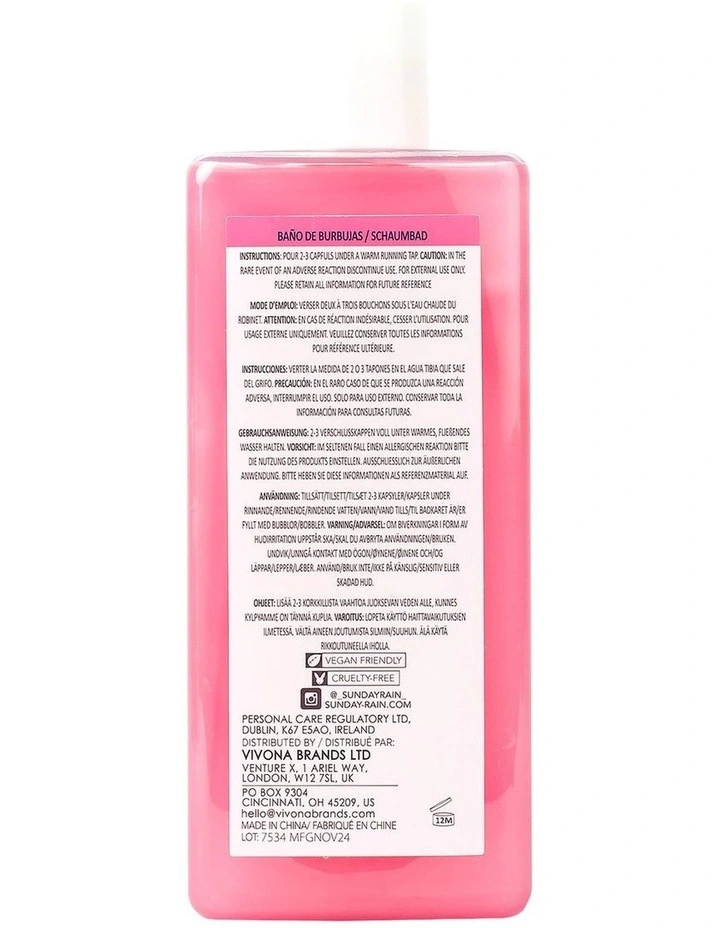 Pink Grapefruit & Sea Salt Bubble Bath 450ml image 5