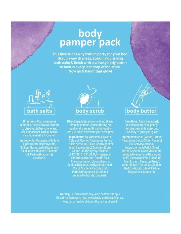 Coconut & Hyaluronic Smooth Vibes Body Pamper Pack image 2