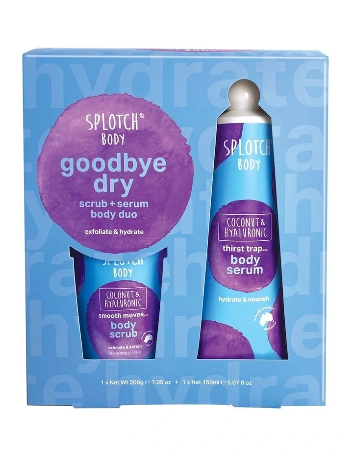 Coconut & Hyaluronic Goodbye Dry Body Scrub & Serum Duo image 1