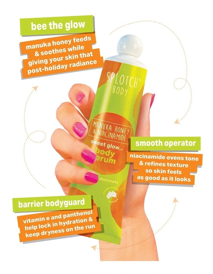 Manuka Honey & Niacinamide Sweet Glow Body Serum 150ml image 3