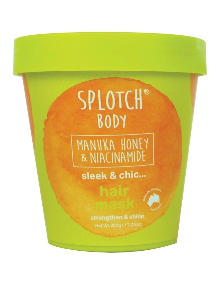 Manuka Honey & Niacinamide Sleek & Chic Hair Mask 200g image 1