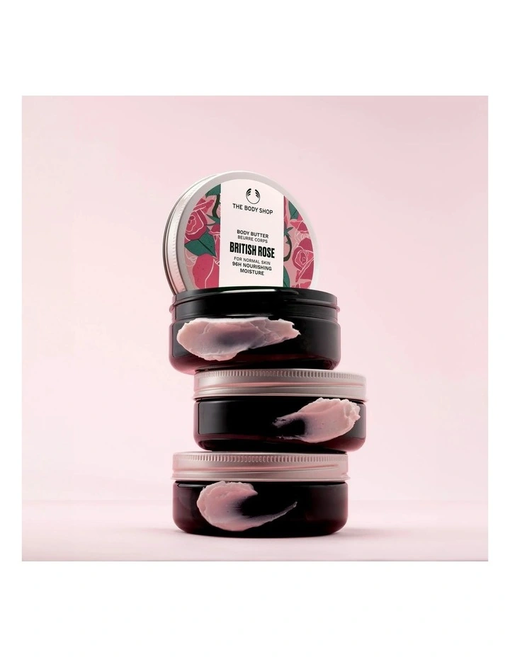 British Rose Body Butter 200ml image 2
