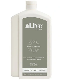 1Ltr Wash Refill - Willow Gum & Lemon Myrtle