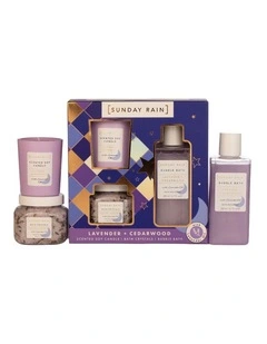 Lavender Cedarwood Bath Trio