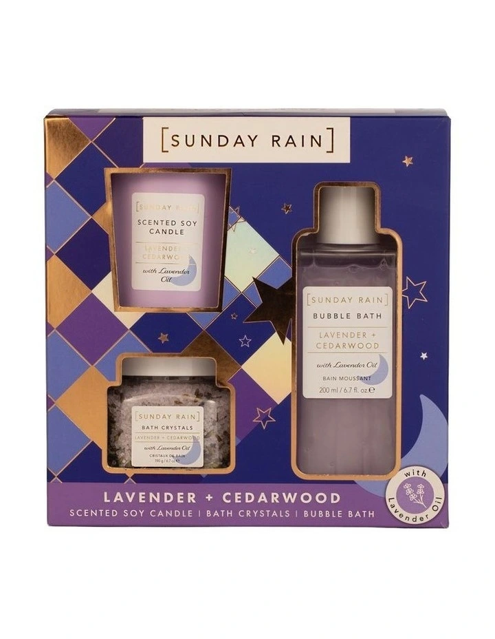 Lavender Cedarwood Bath Trio image 2